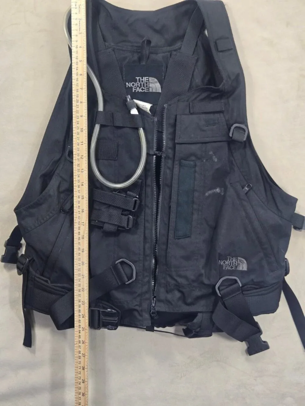 Vintage 2001 The North Face RTG Tactical Utility Hydration Vest Black Mens L Y2K